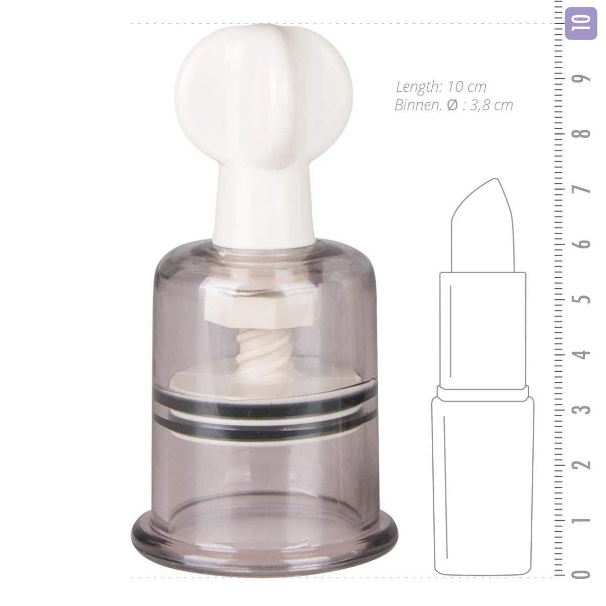 Zwei Nippelsauger aus ABS, vielseitig verwendbar und unisex geeignet