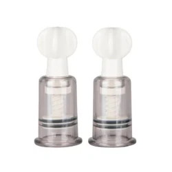 Durchsichtiges Nippelsauger Set mit 2 Saugern und Drehschaltern