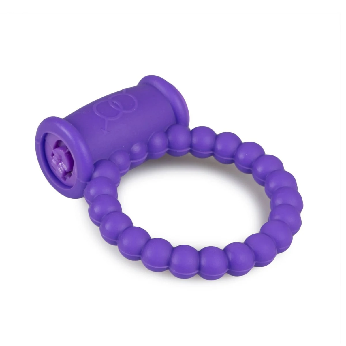 Elastischer Penisring mit Vibration aus TPE und Schieberegler