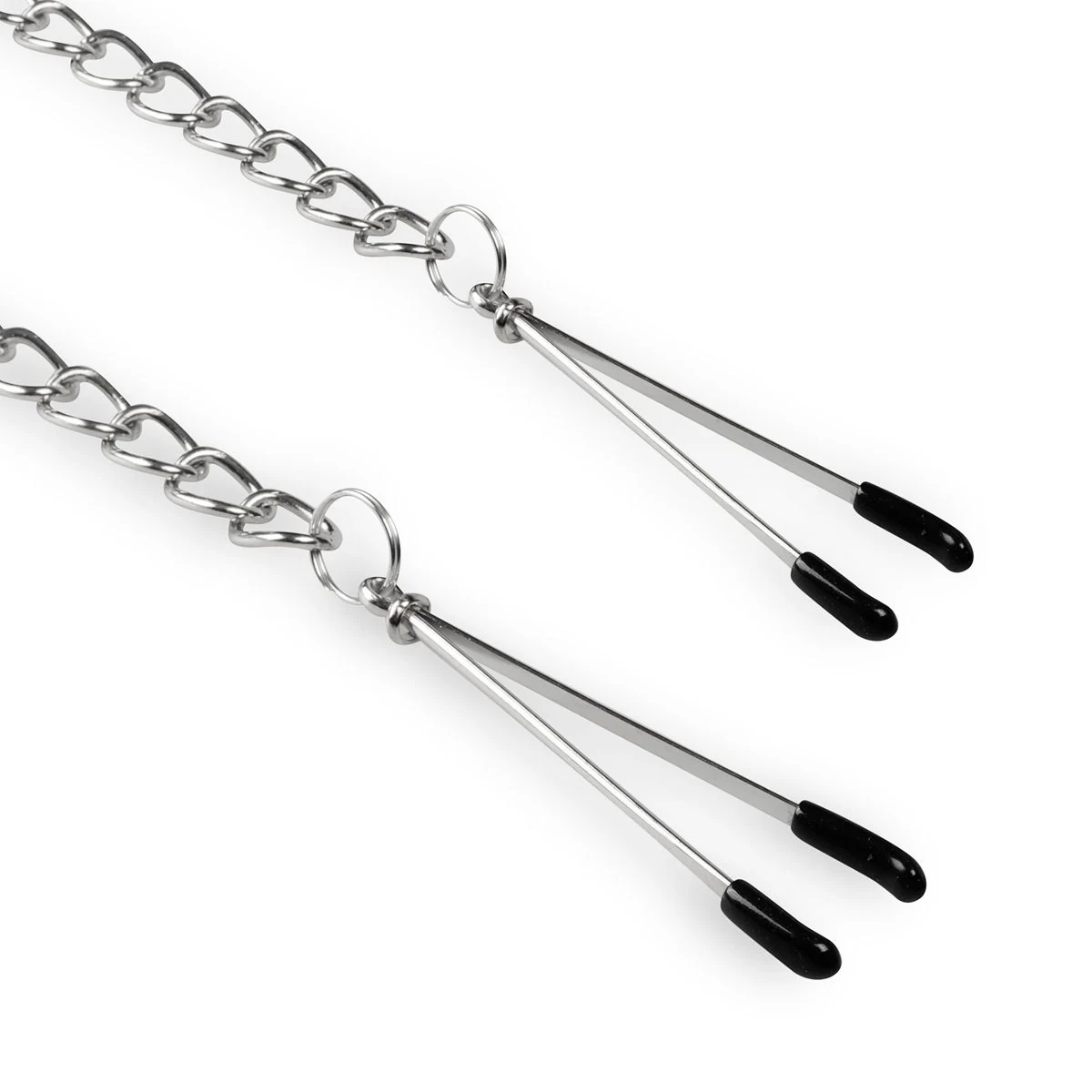 Silberne Nippelklemmen in Pinzettenform aus der Toys Fetish Collection