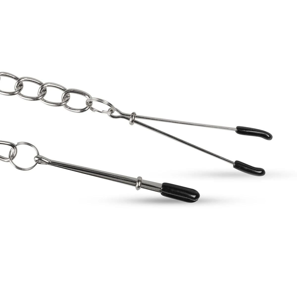 Verstellbare Pinzetten-Nippelklemmen mit starker Kette für Nippelstimulation