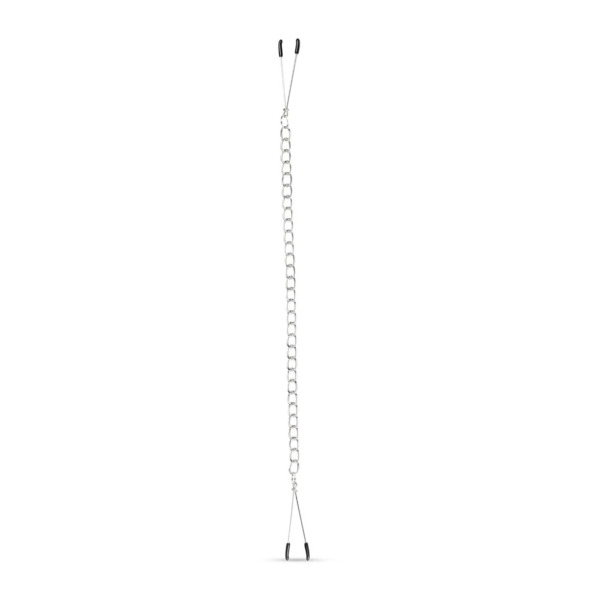 Toys Fetish Pinzetten-Nippelklemmen aus Stahl und PVC in Silber
