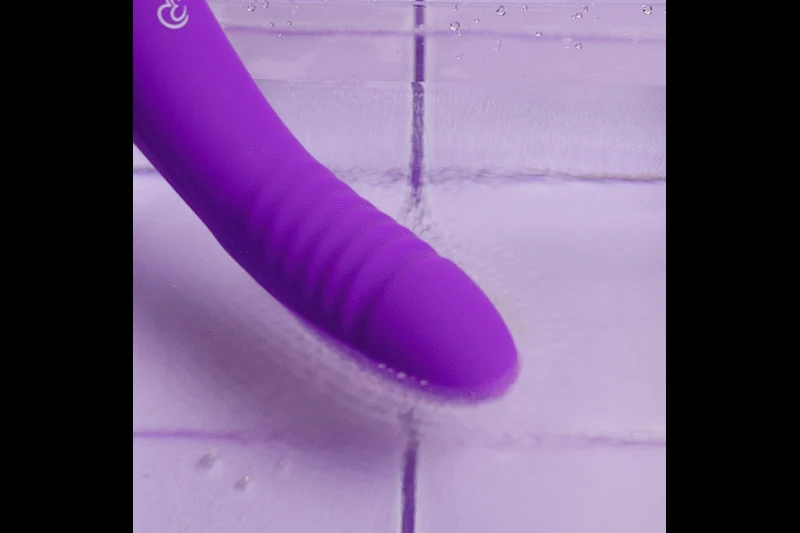 Pleasure Pump mit G-Punkt-Vibrator in Violett als Produktansicht