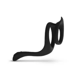 Pleasure Silikon Penisring Schwarz von Toys Men Only