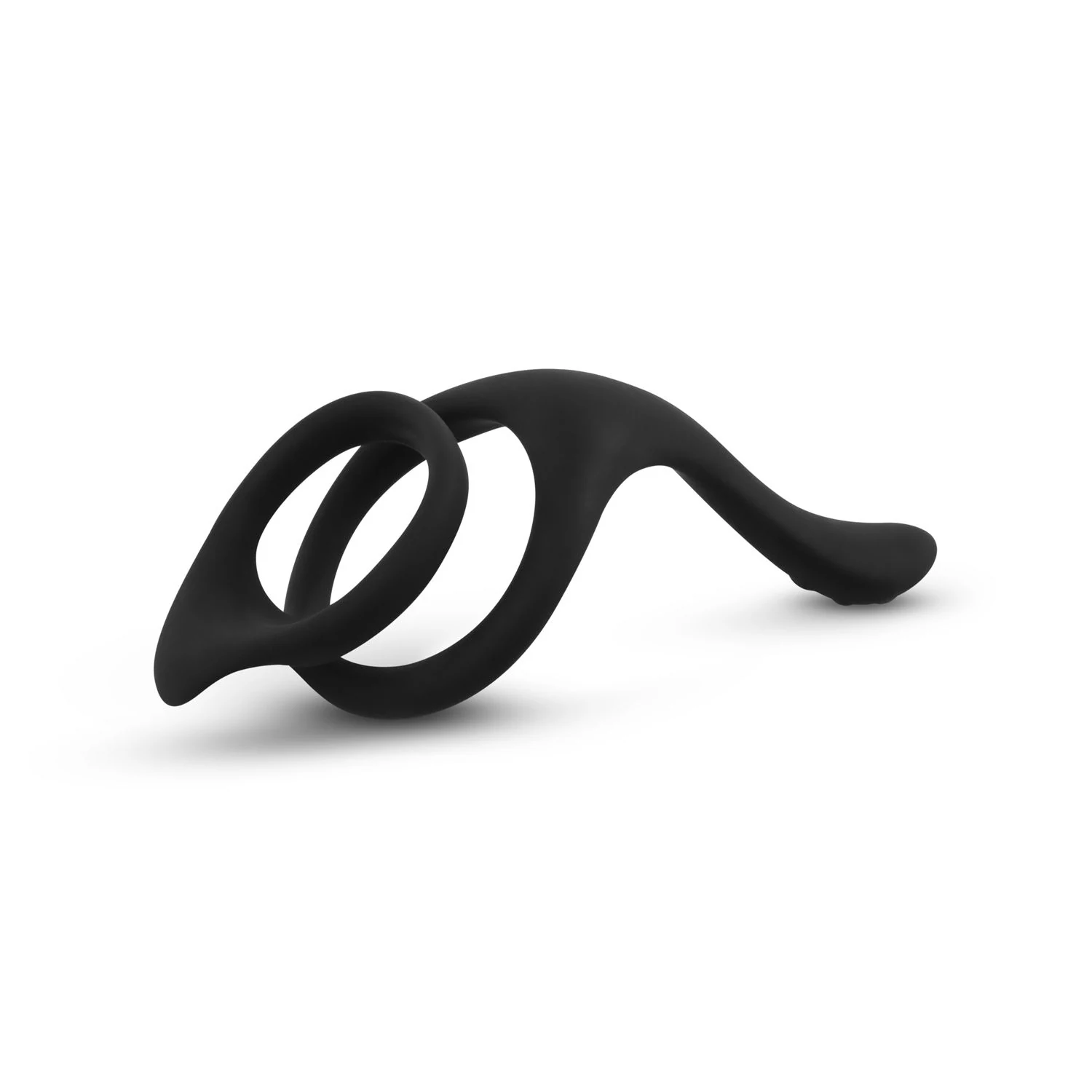 Elastischer Silikon Penisring in Schwarz für ihn