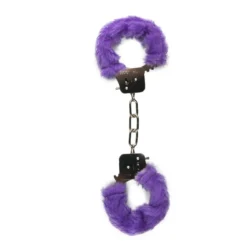 Plüsch Handschellen violett von Toys Fetish Collection mit sanften Manschetten