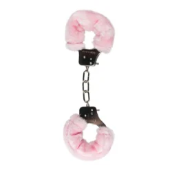 Plüschhandschellen Pink von Toys Fetish Collection mit weichem Plüsch für komfortables Fesseln