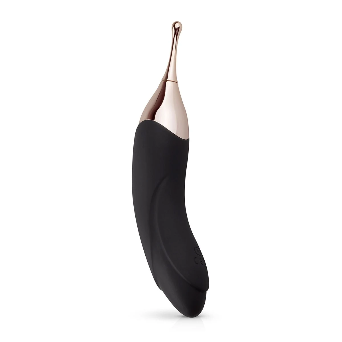 Pointer Vibe Klitoris Vibrator in Gold mit schlanker runder Spitze