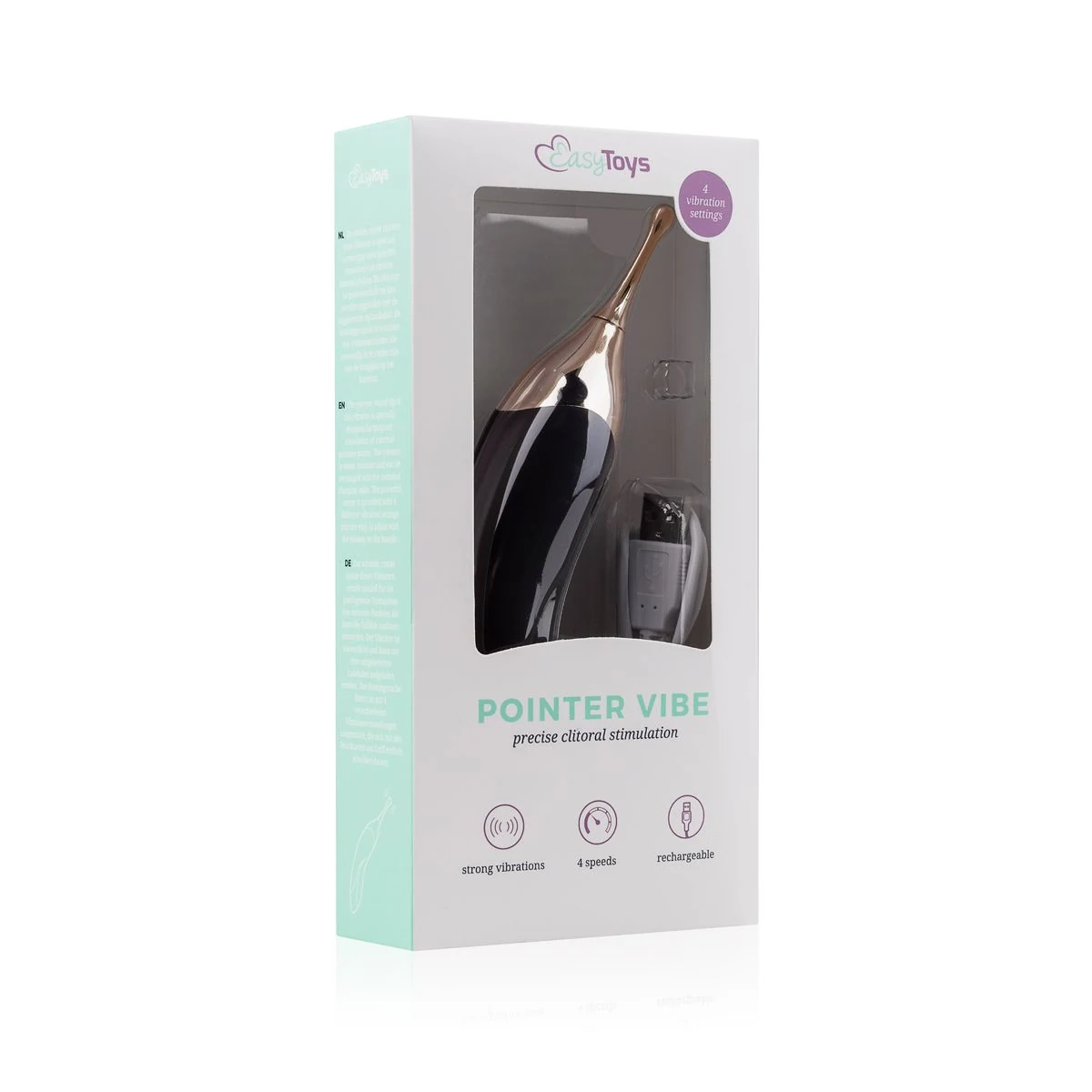 Pointer Vibe aus ABS und Silikon mit schmaler Spitze