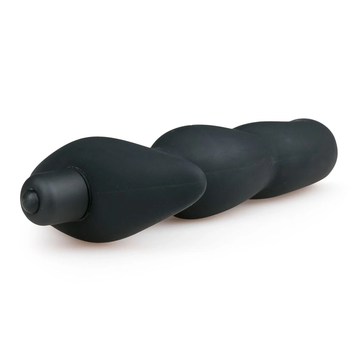 Schwarzer Anal-Vibrator für Ihn mit 35 mm maximalem Durchmesser und 115 mm Einführtiefe