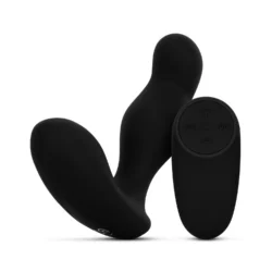 Schwarzer Prostata Vibrator mit kabelloser Fernbedienung von Toys Anal Collection