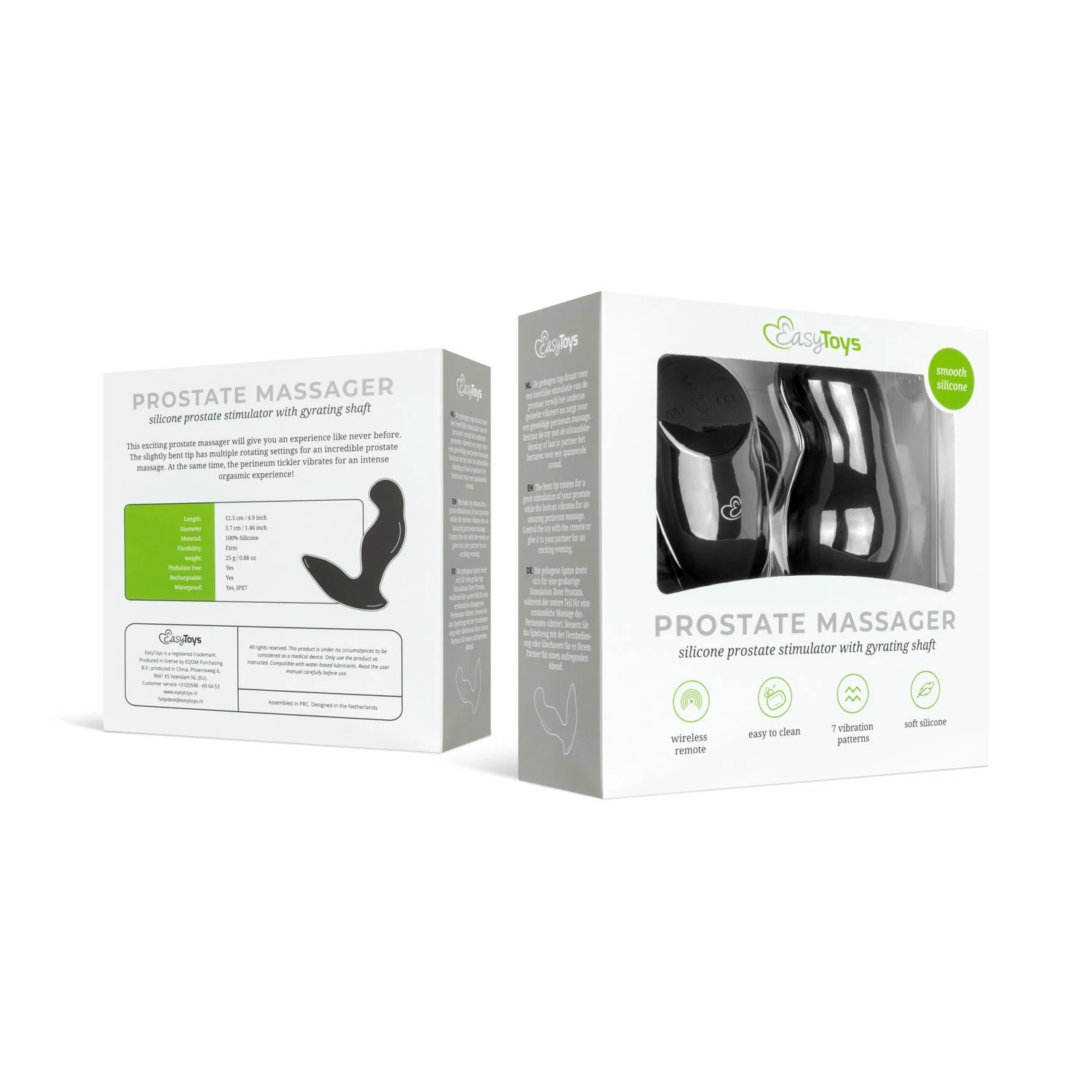 Ergonomischer Anal Vibrator für Prostata-, Anus- und Perineum-Stimulation