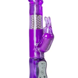 Rabbit Vibrator in Violett mit Hasenohren und 12 Vibrationsstufen