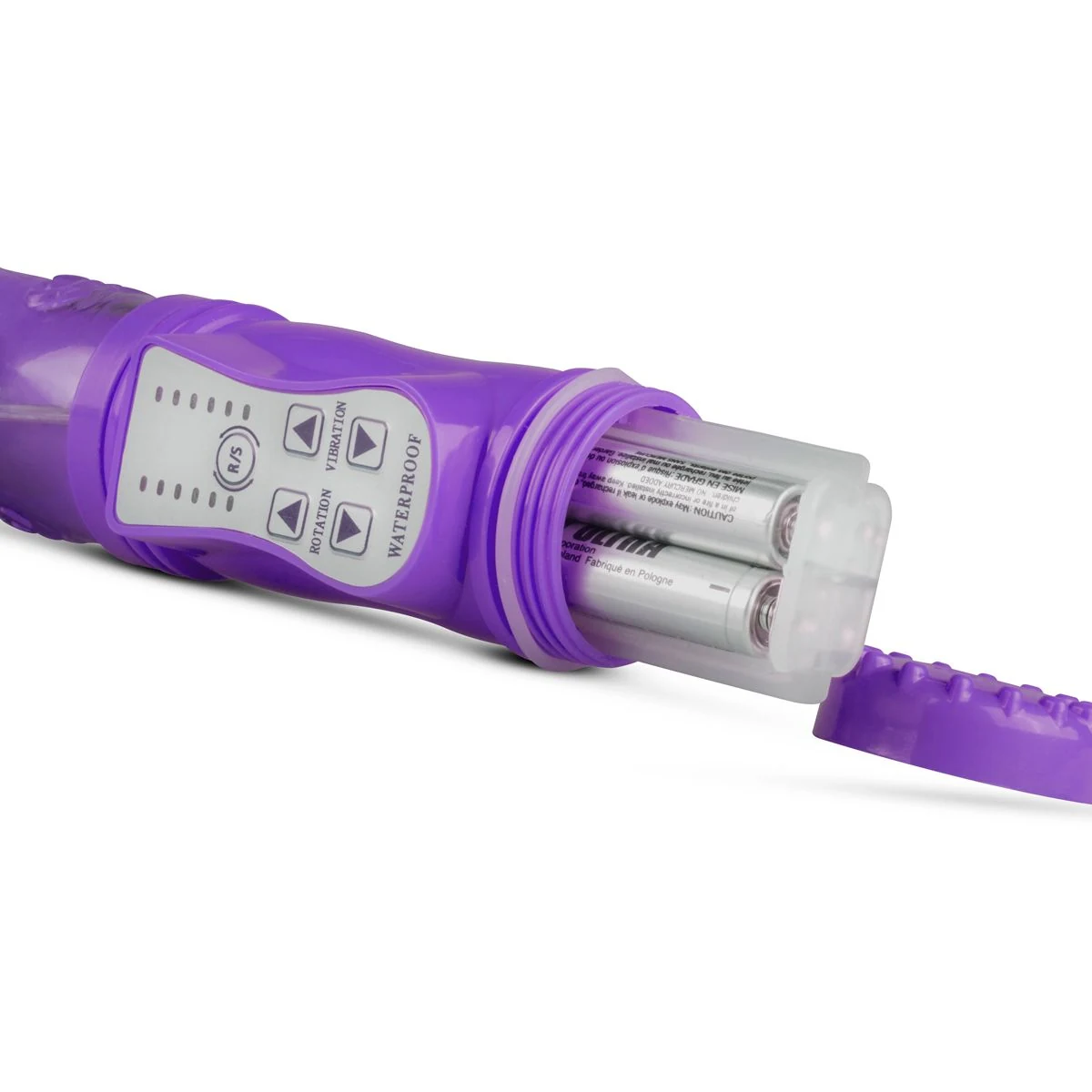 Spritzwassergeschützter Rabbit Vibrator lila mit 12 Stufen