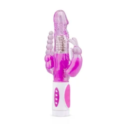 Raving Rabbit Vibrator in Lila von Toys Vibe Collection mit flexiblem Klitorisstimulator