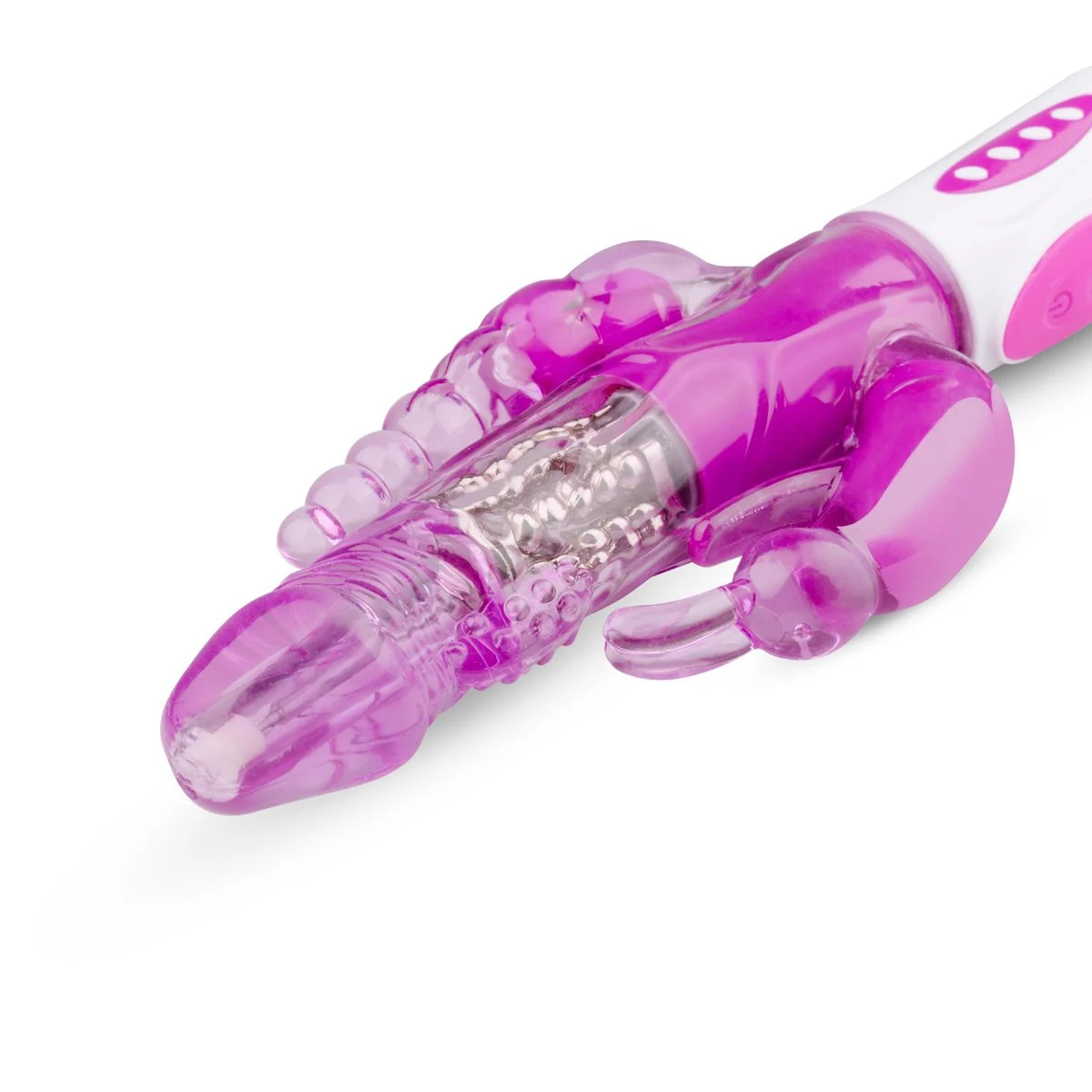 Raving Rabbit Vibrator mit separaten Motoren für Vibrator und Analstimulator