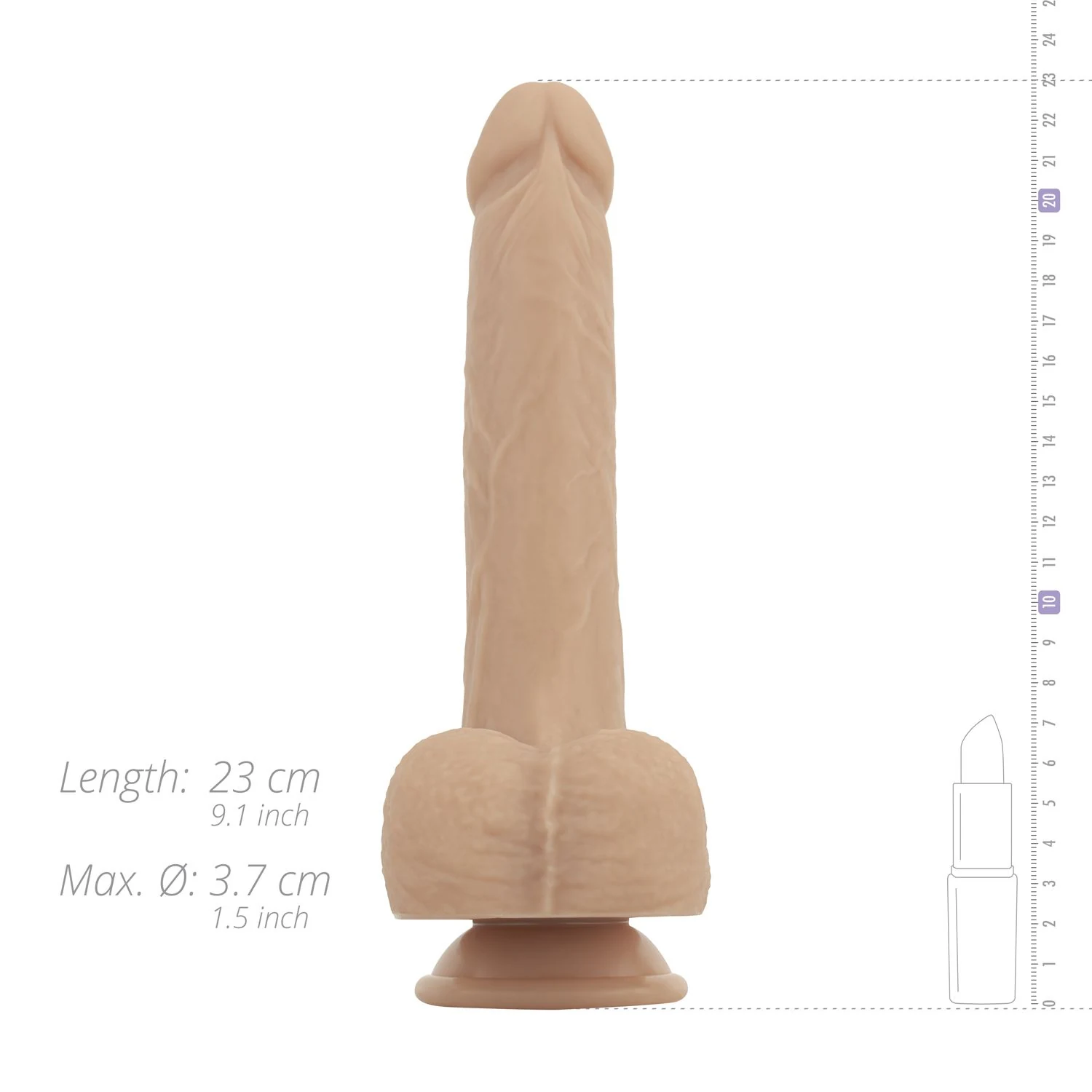 Real Fantasy Bryce für vaginale Stimulation mit variierenden Vibrationen