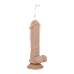 Real Fantasy Hunter Vibrator in Beige mit Fernbedienung und realistischer Struktur