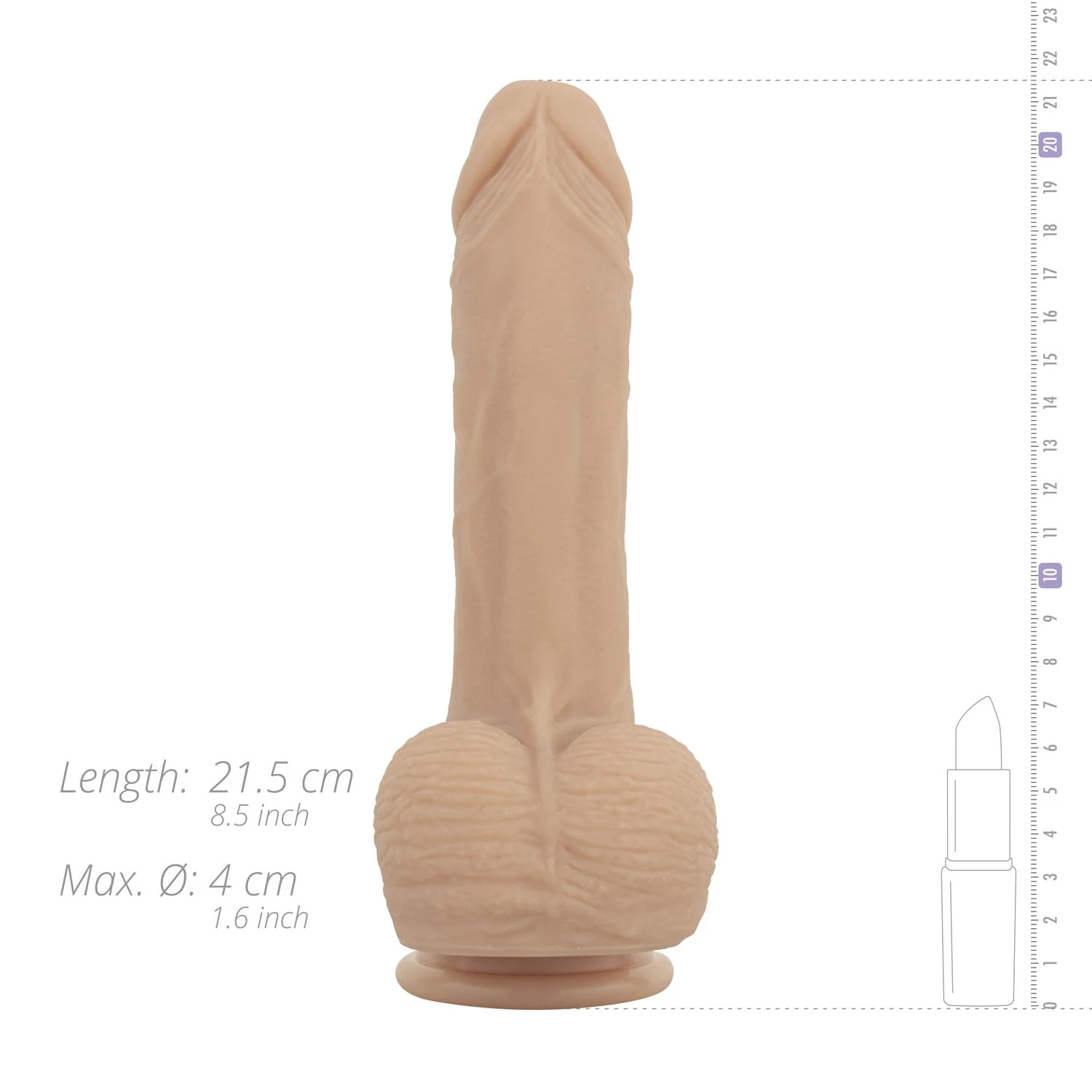Mason Dildo für vaginale Stimulation mit variierenden Vibrationen