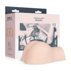 Realistischer Masturbator mit Bullet Vibrator von Friend with Benefits in Beige