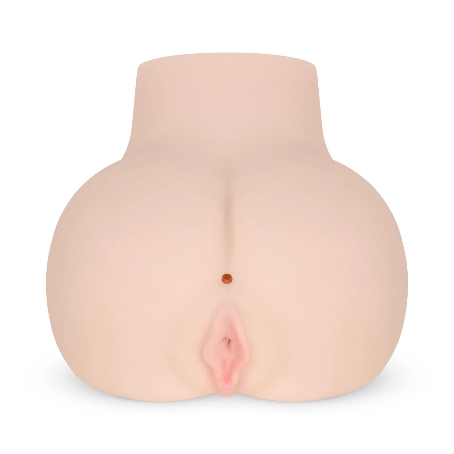 Detailansicht des realistischen Masturbators mit Öffnung für Anus-Stimulation