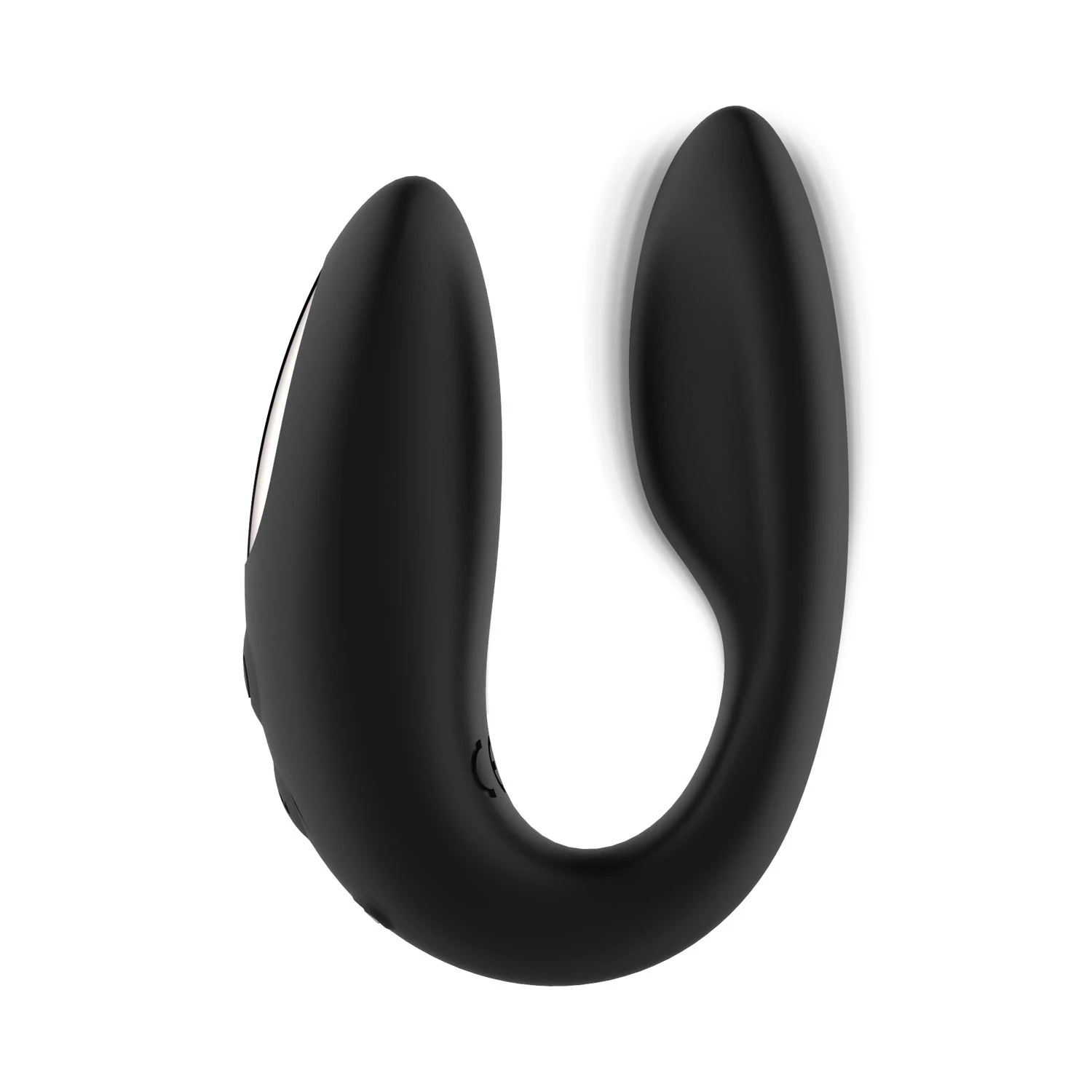 Paarvibrator in Schwarz mit komfortabler C-Shape Gestaltung