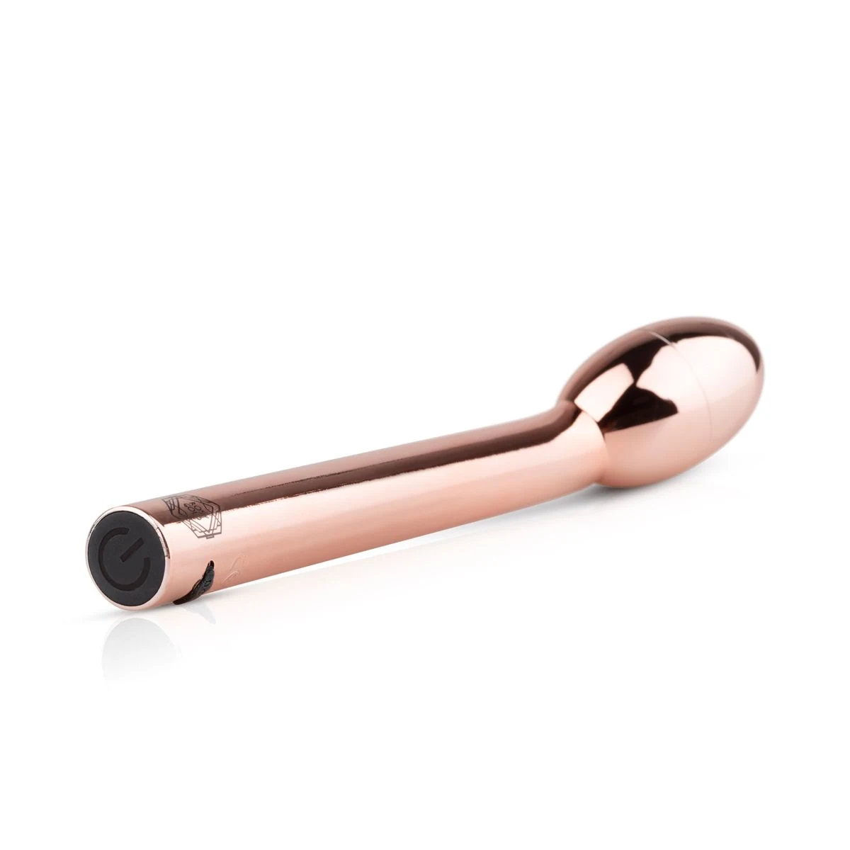 Rosa Vibrator für sie mit gebogener Spitze zur G-Punkt-Stimulation