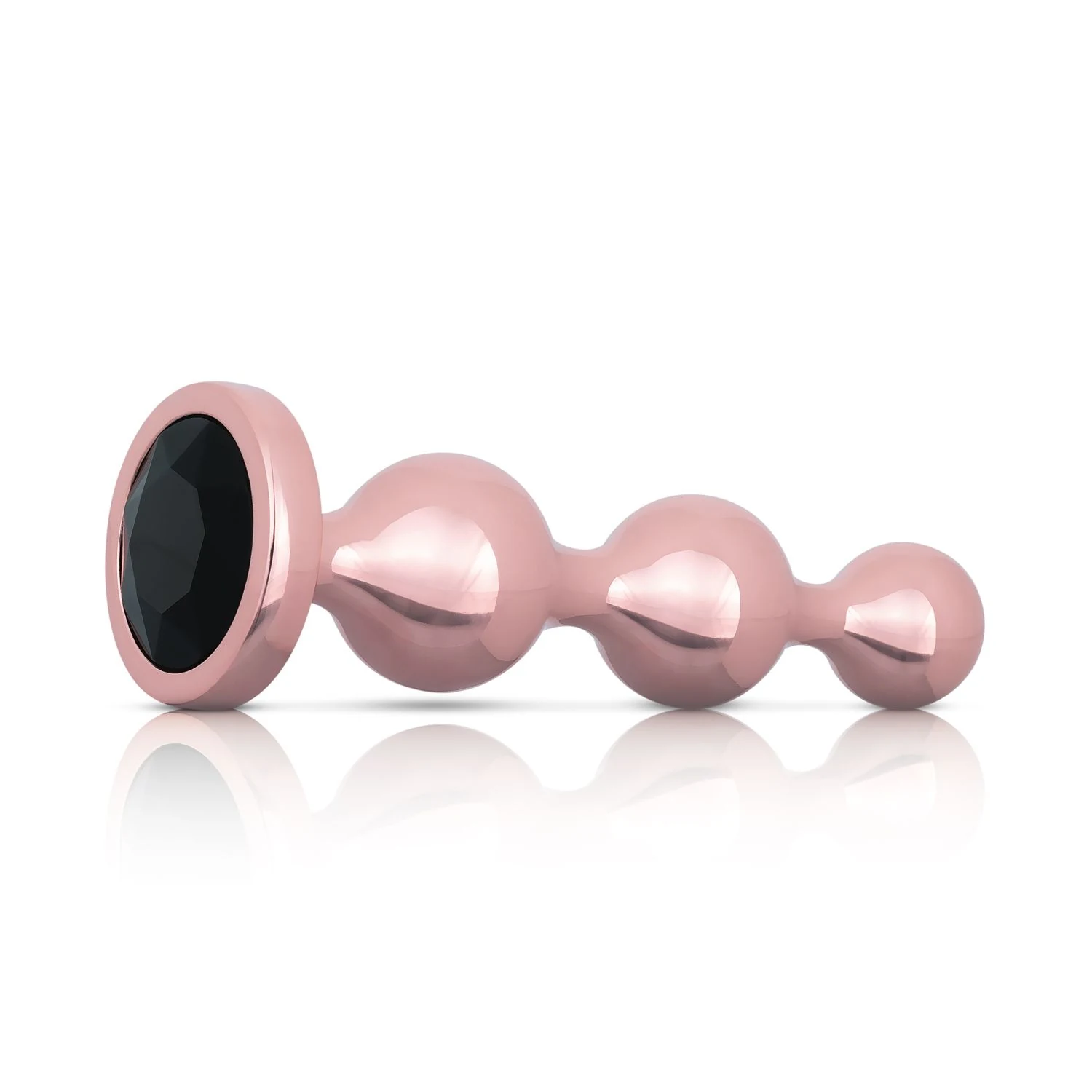 Metall-Buttplug-Set von Rosy Gold in Roségold mit drei Größen