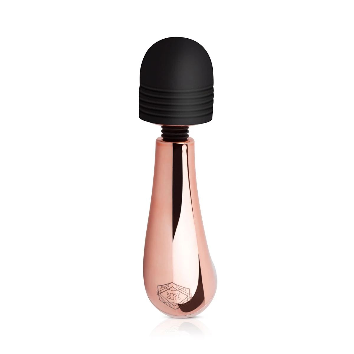Rosy Gold Mini Curve Vibrator aus ABS und Silikon mit USB-Ladekabel