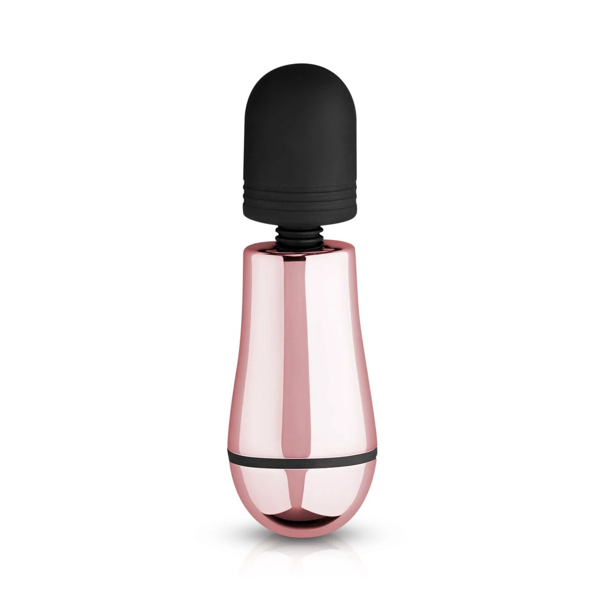 Mini-Massagegerät von Rosy Gold mit weicher flexibler Spitze und Druckknopf