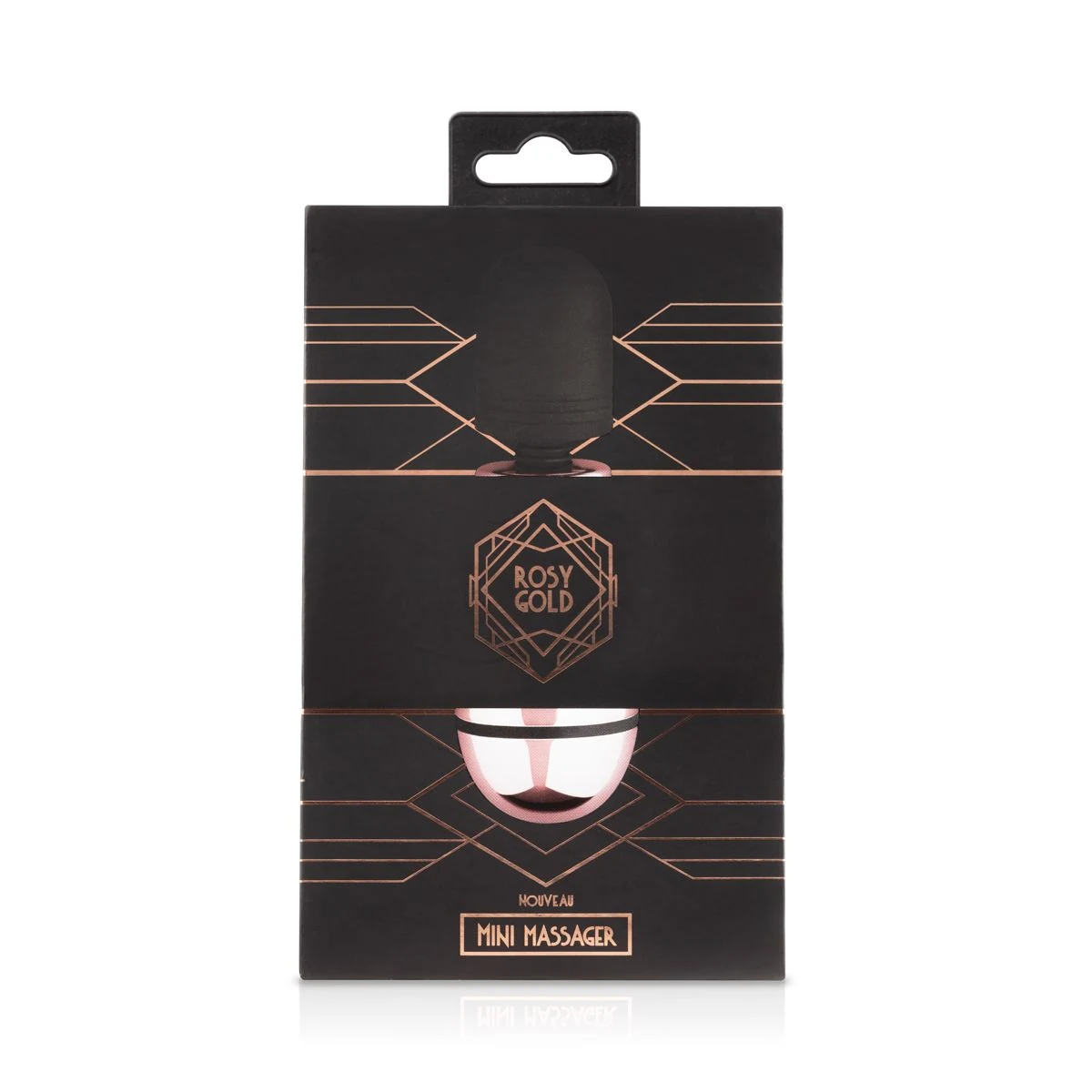 Rosy Gold Mini-Massagegerät mit USB-Ladekabel für unterwegs