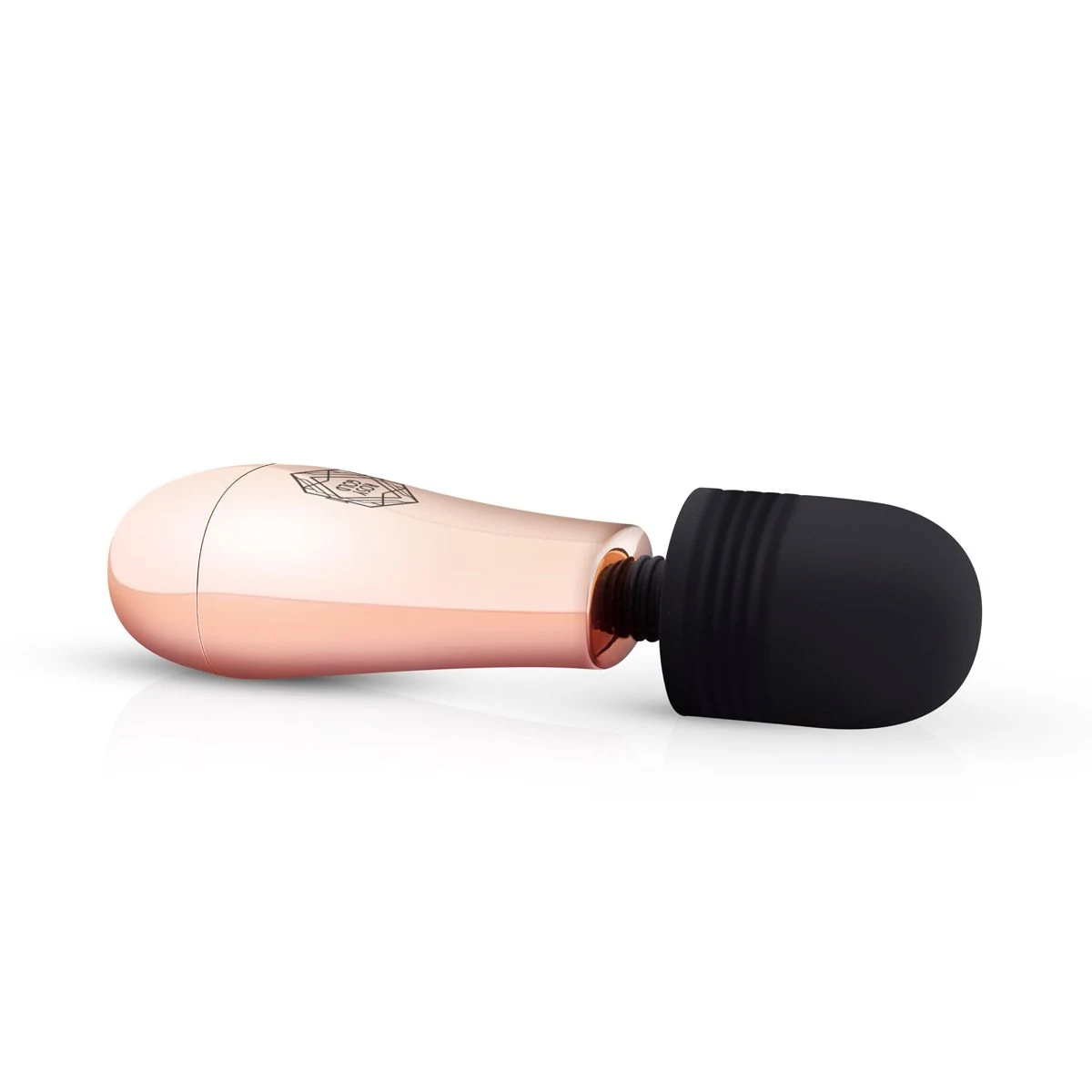 Rosy Gold Mini-Massagegerät, 125 mm lang und 30 mm maximaler Durchmesser
