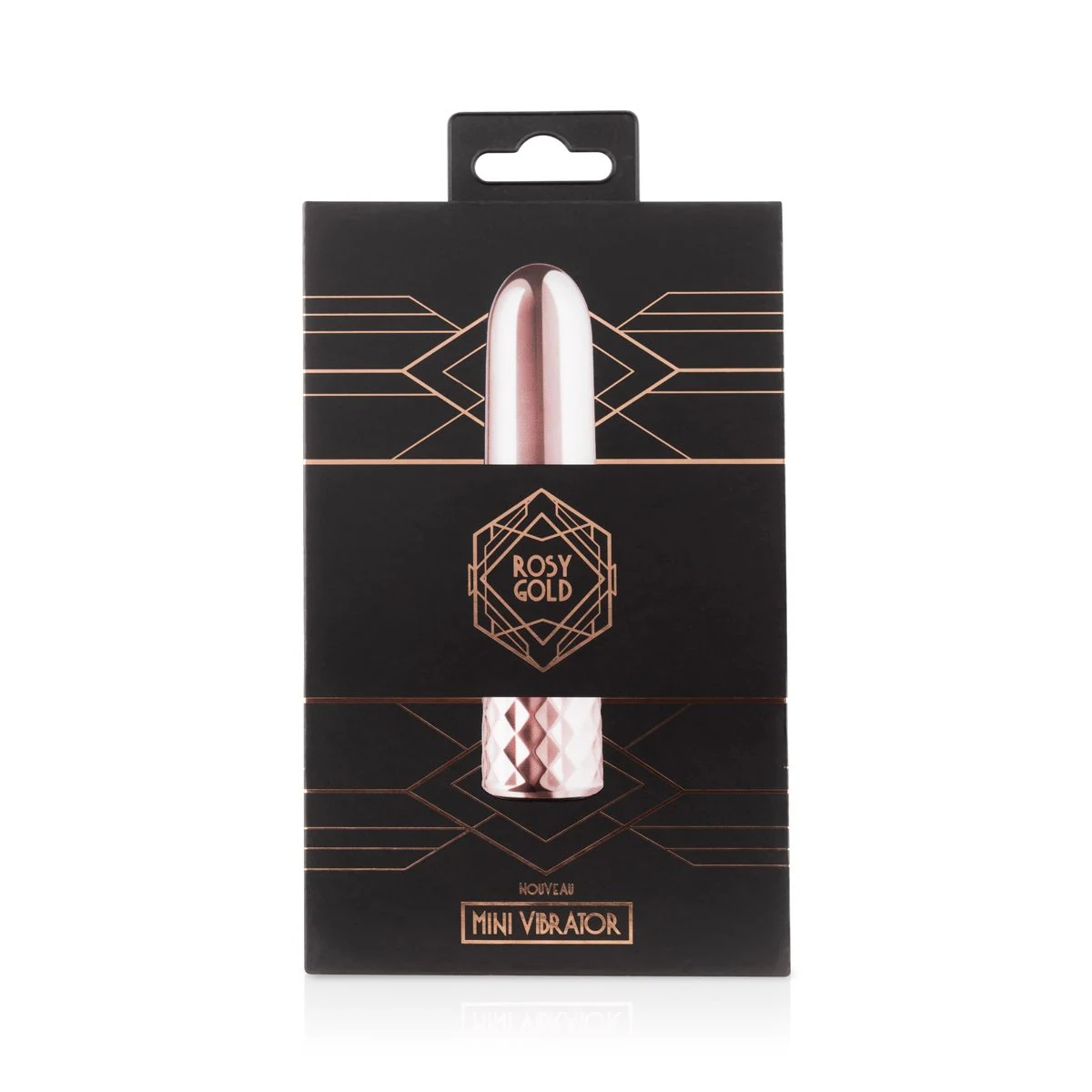 Rosy Gold Mini-Vibrator mit 10 Vibrationseinstellungen und USB-Ladekabel