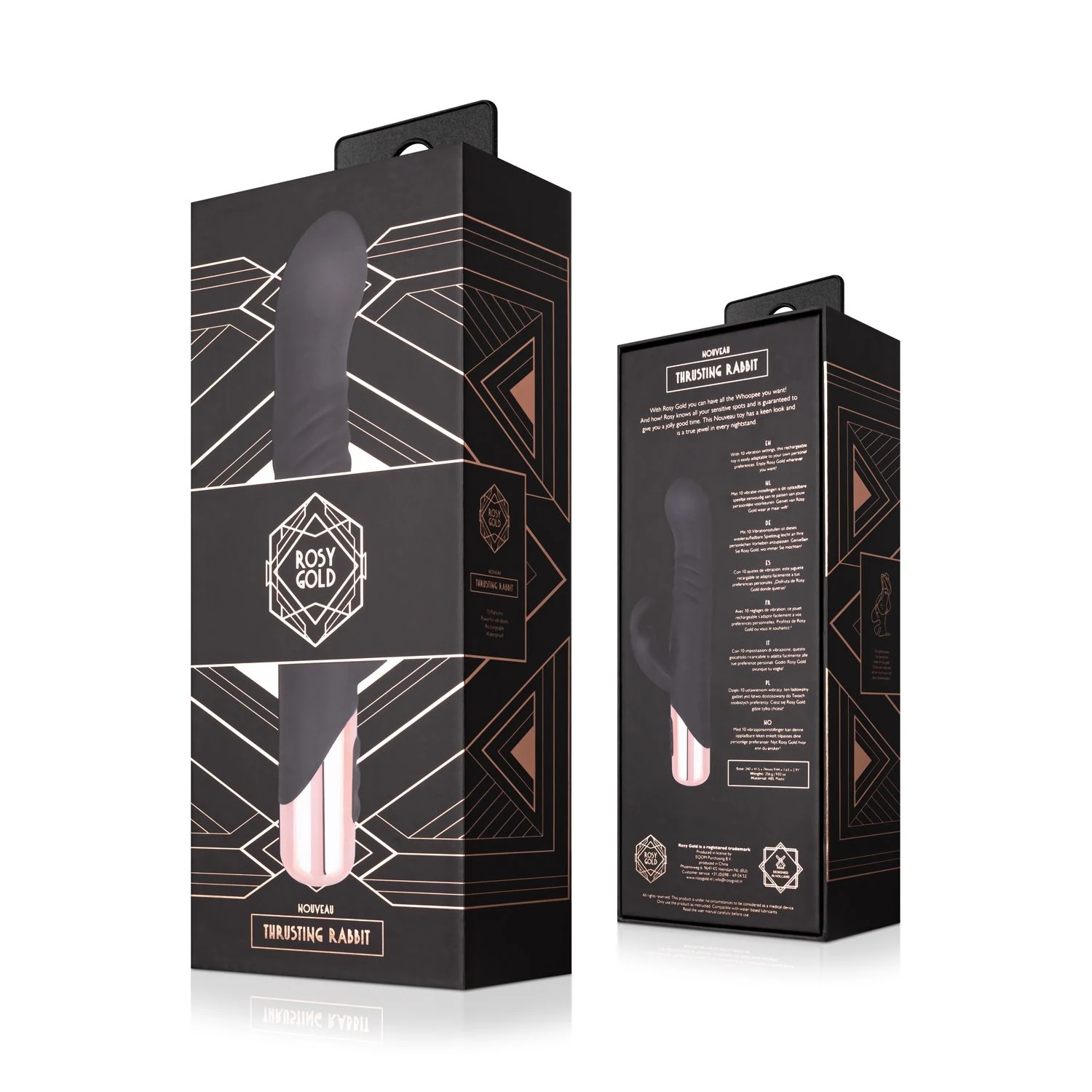 Rabbit Vibrator mit variierenden Vibrationen und Stoßfunktion