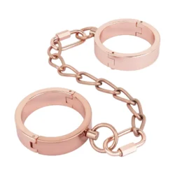 Rosy Gold Roségold Handschellen mit elegantem Finish und stabiler Metallkonstruktion