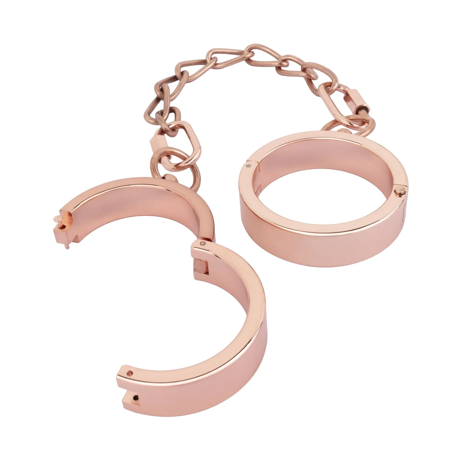Unisex Handschellen in Roségold mit robuster Metallkonstruktion