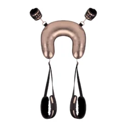 Rosy Gold Sling Restraint Set in Roségold mit verstellbaren Gurten und stützendem Nackenkissen