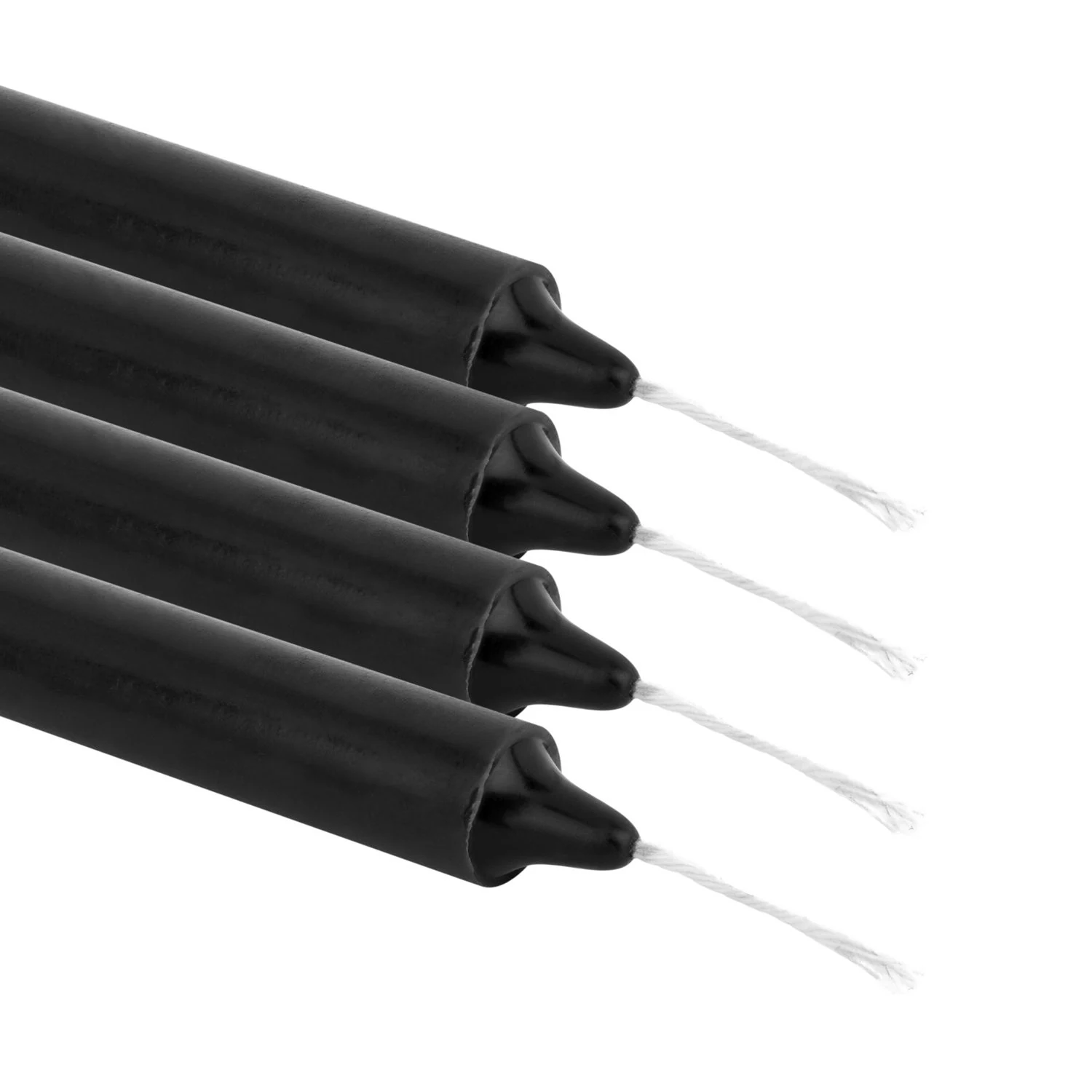 Schwarze Tropfkerzen für sinnliche Reize und sanftes Kerzenlicht