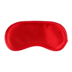 Rote Augenmaske aus Satin von Toys Fetish Collection mit elastischer Schnur
