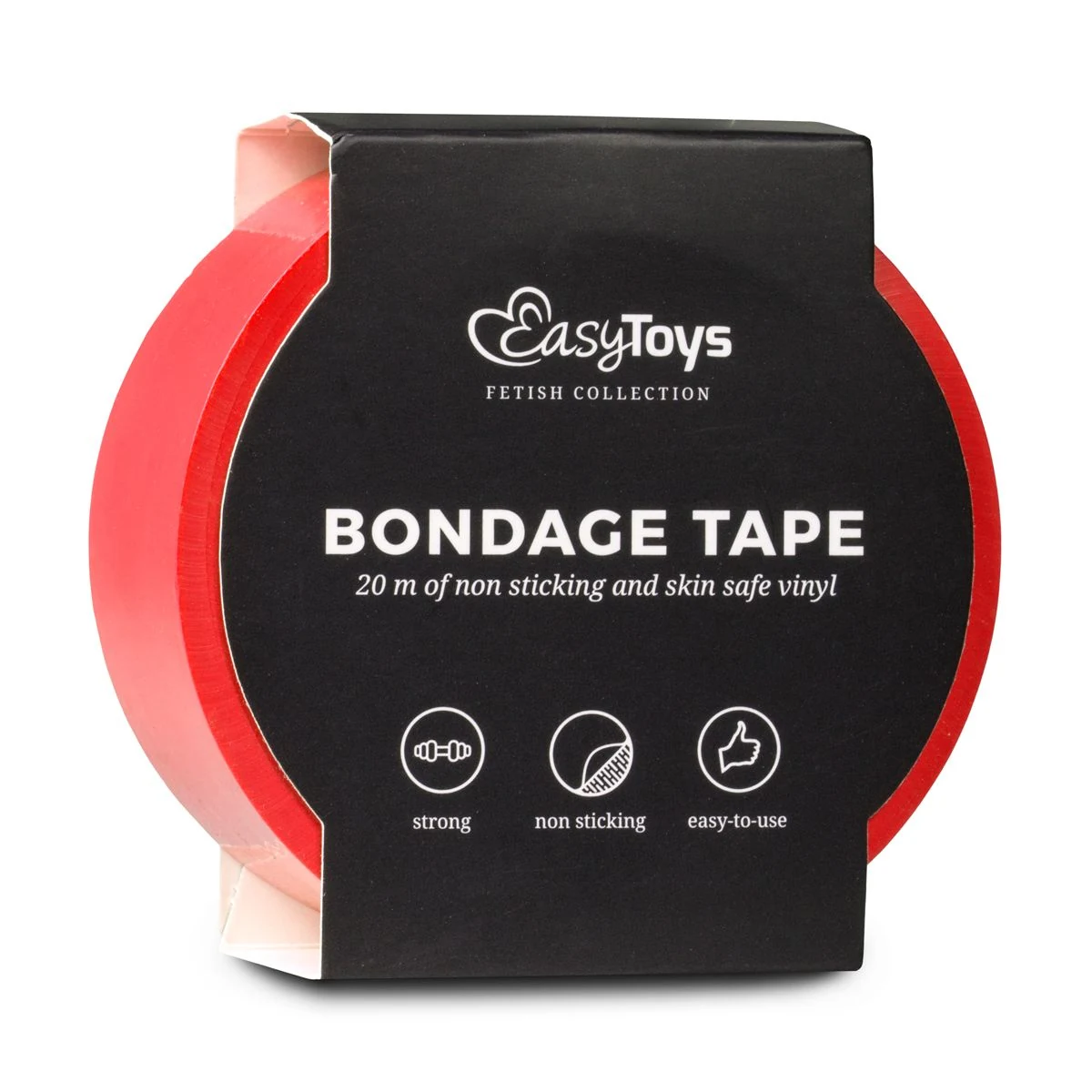 Rotes Bondage Tape 20 m von Toys Fetish Collection für BDSM und Bondage