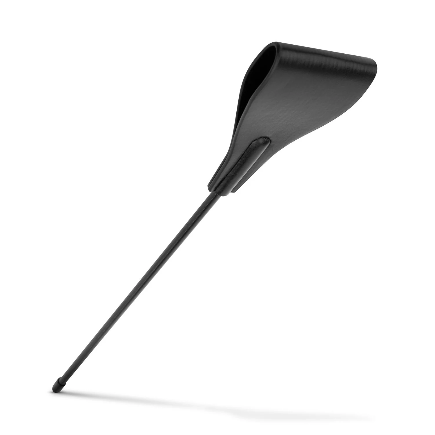 Schwarze SM Peitsche unisex mit langer Griffform für maximale Kontrolle