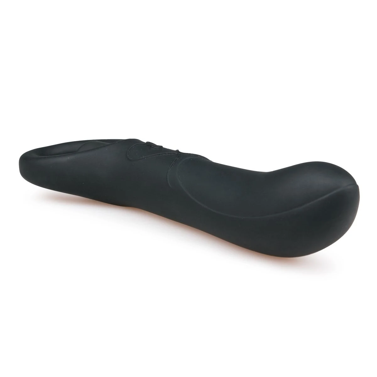 Gebogener schwarzer Analvibrator für Stimulation des Anus