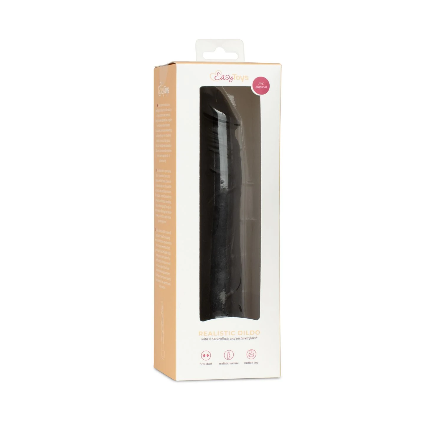 Schwarzer Dildo der Toys Dildo Collection mit 34 mm maximalem Durchmesser