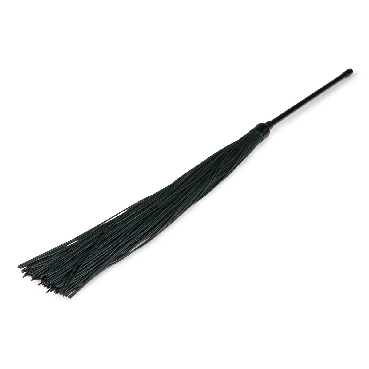 Schwarzer Tickler aus Silikon für Vorspiel und SM-Spiele
