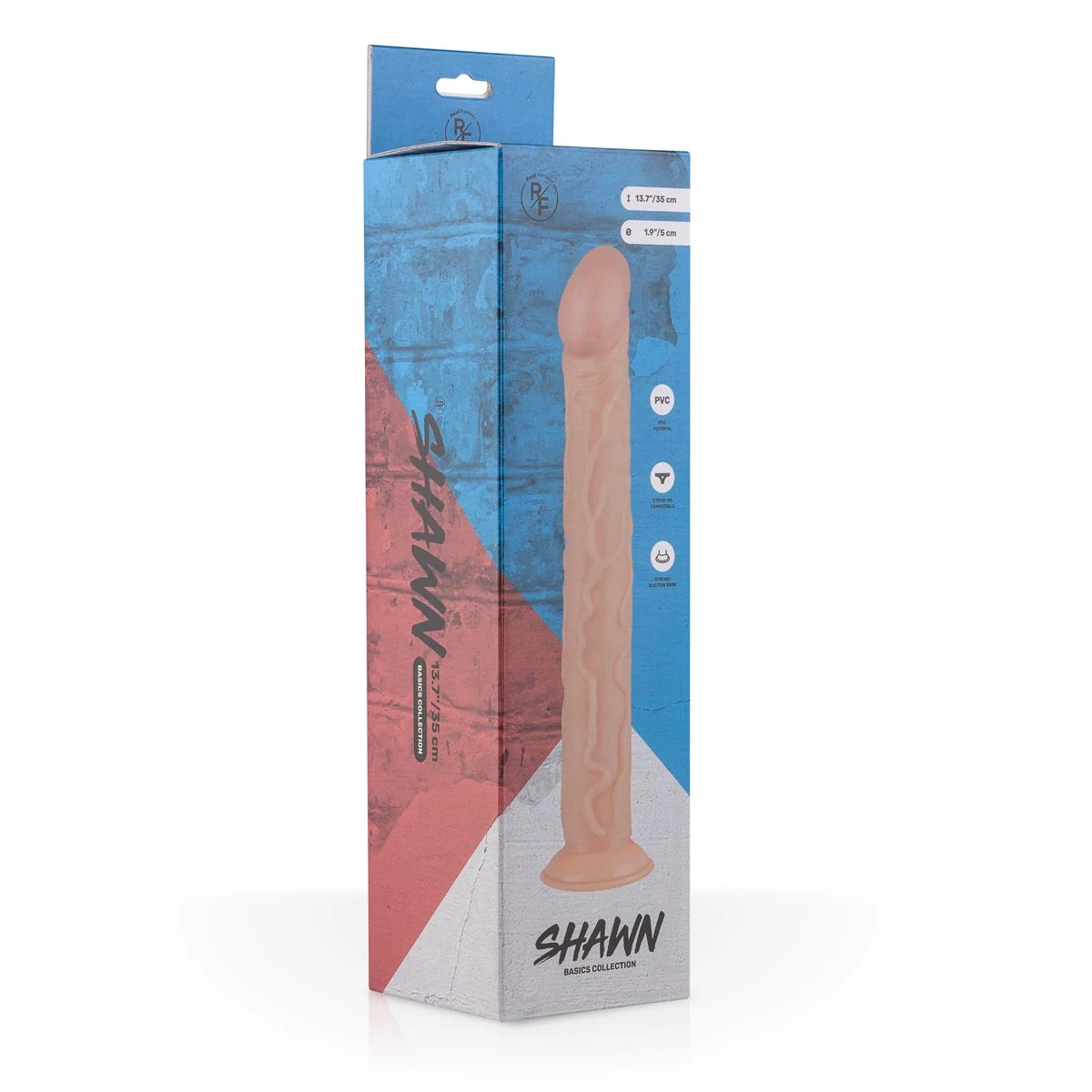 Shawn Realistischer Dildo von Real Fantasy für Vaginal- und Analeinsatz