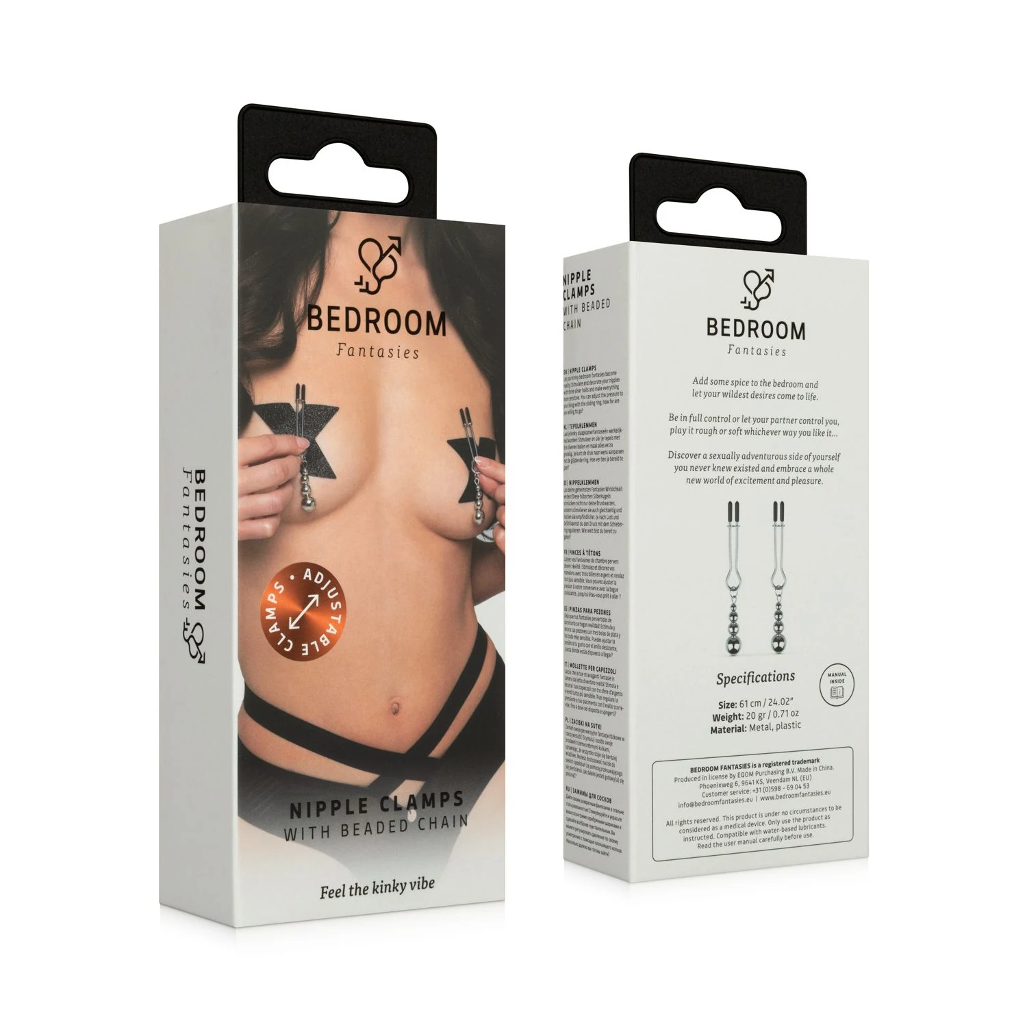 Unisex Nippelklemmen in Silber für intensivere Empfindungen