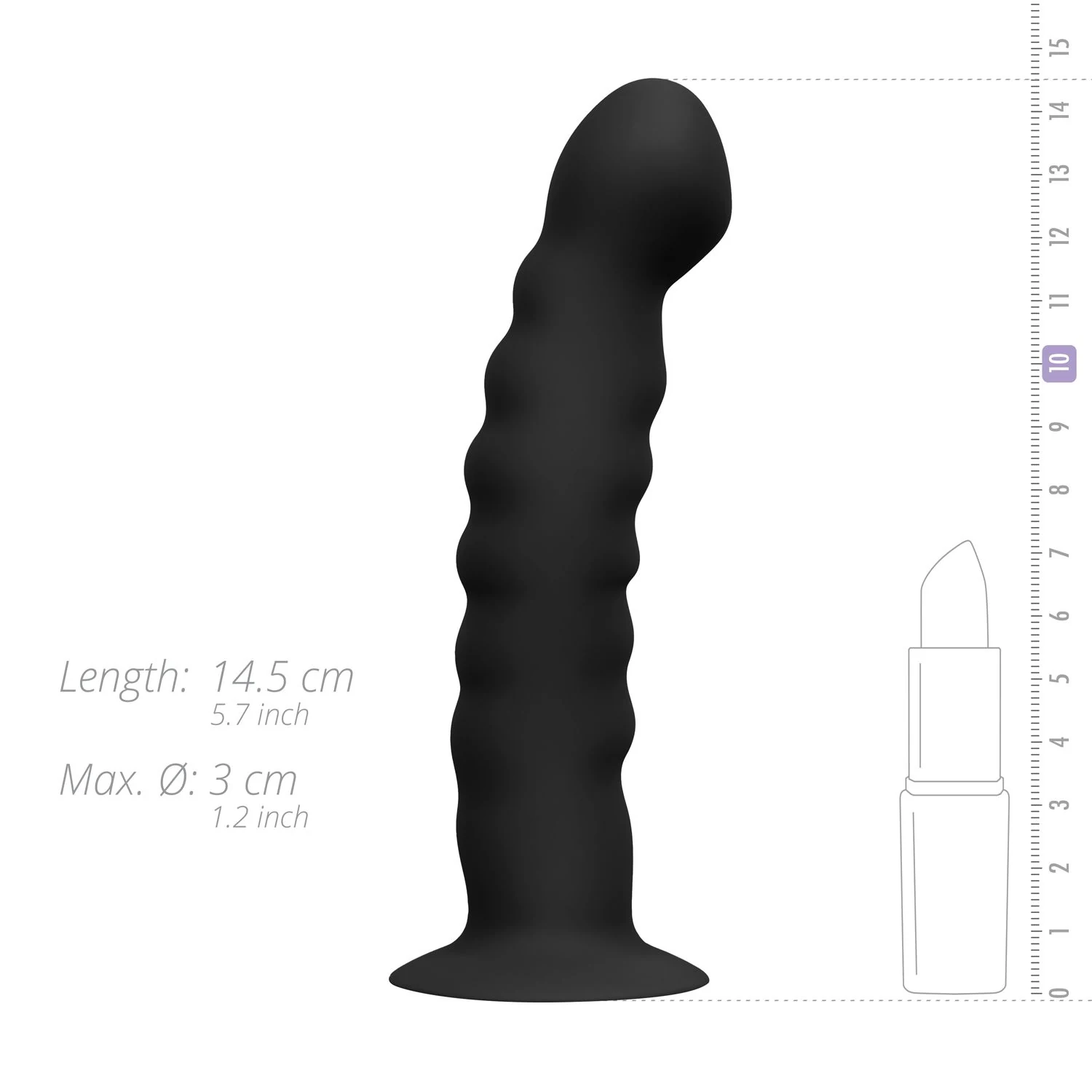 Silikon Umschnalldildo für Paare mit schwarzem Gurtzeug und Rillenstruktur