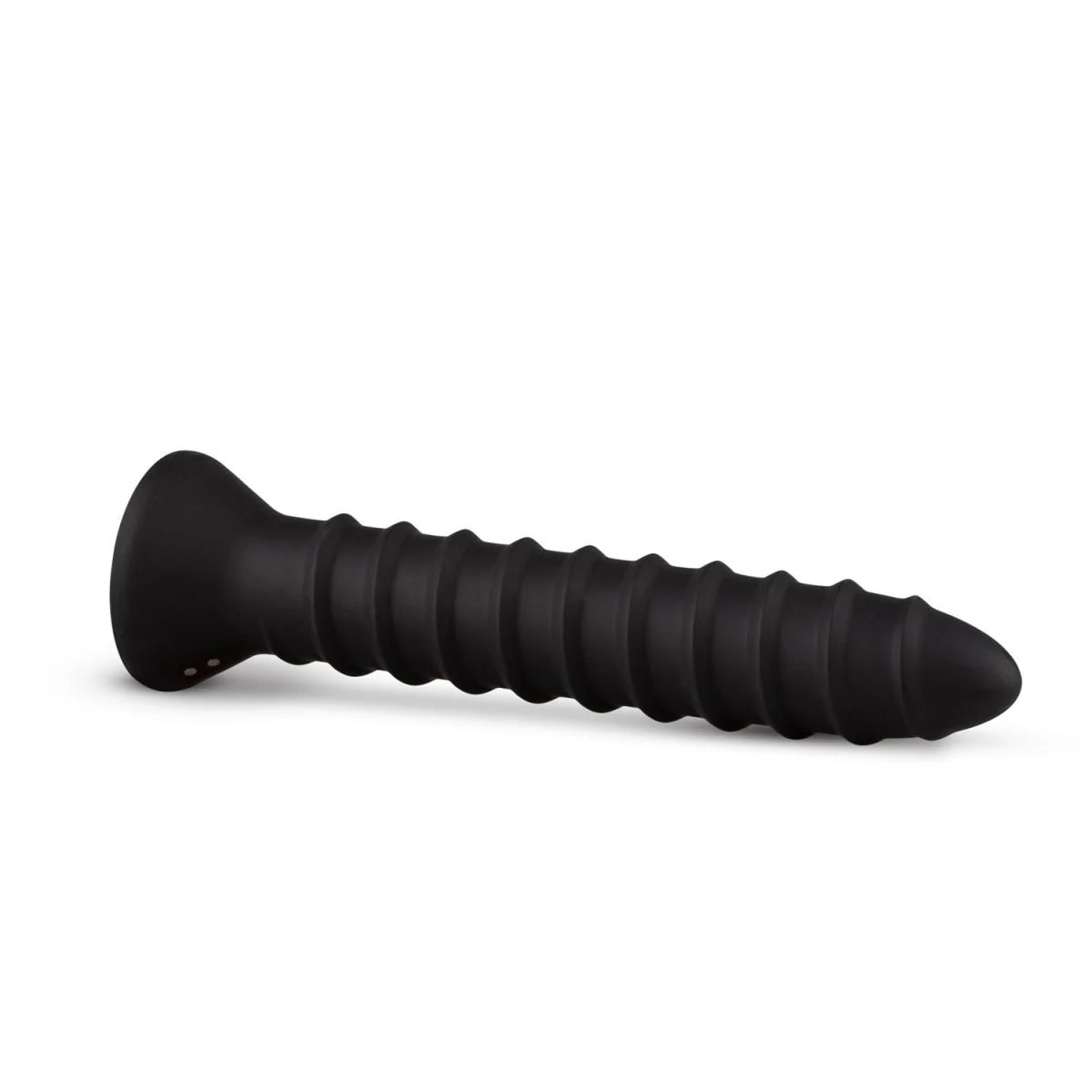 Großer Anal-Vibrator 15,5 cm mit strukturierter Spiralform