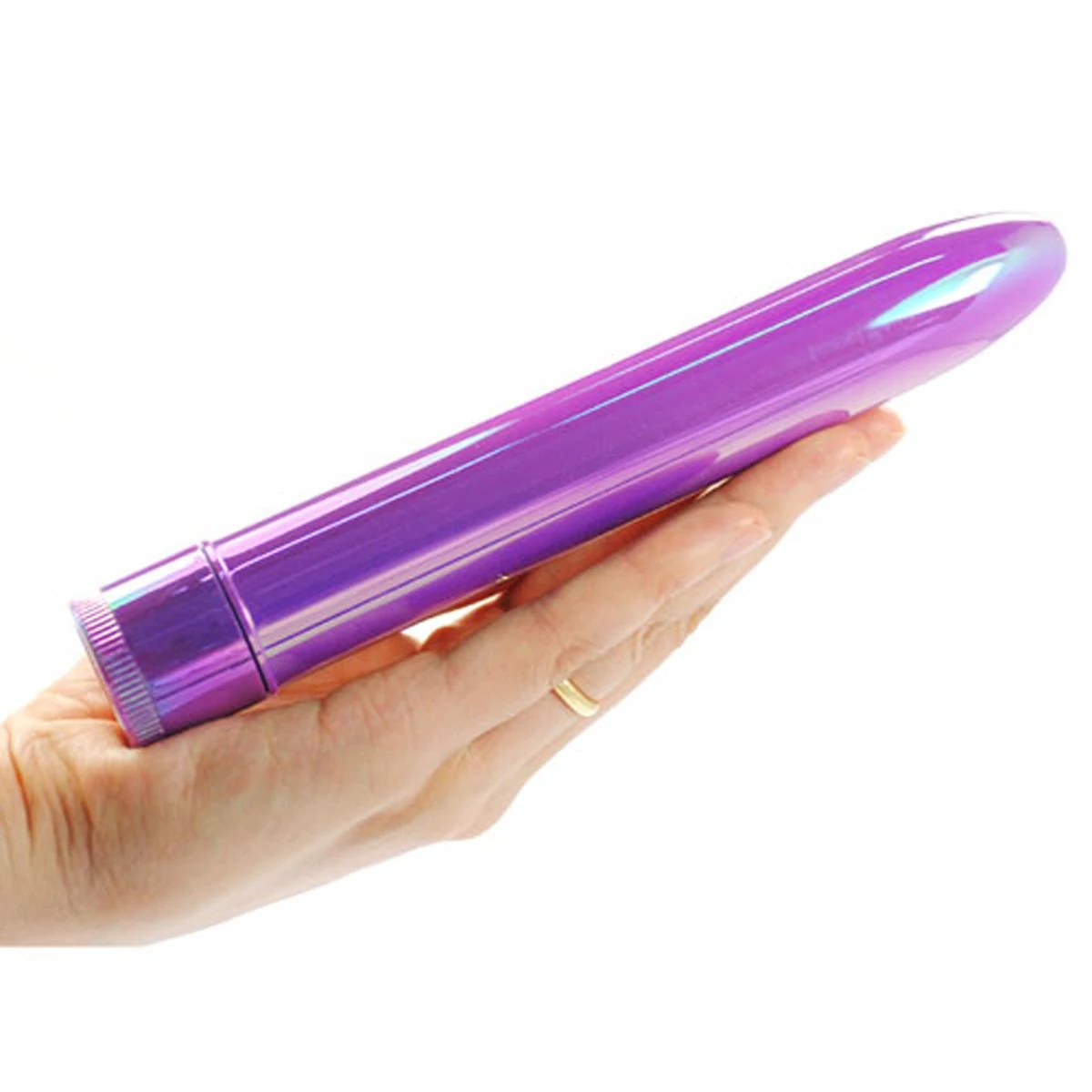 Lila Stiempie Vibrator aus ABS mit glatter Form und 175 mm Länge