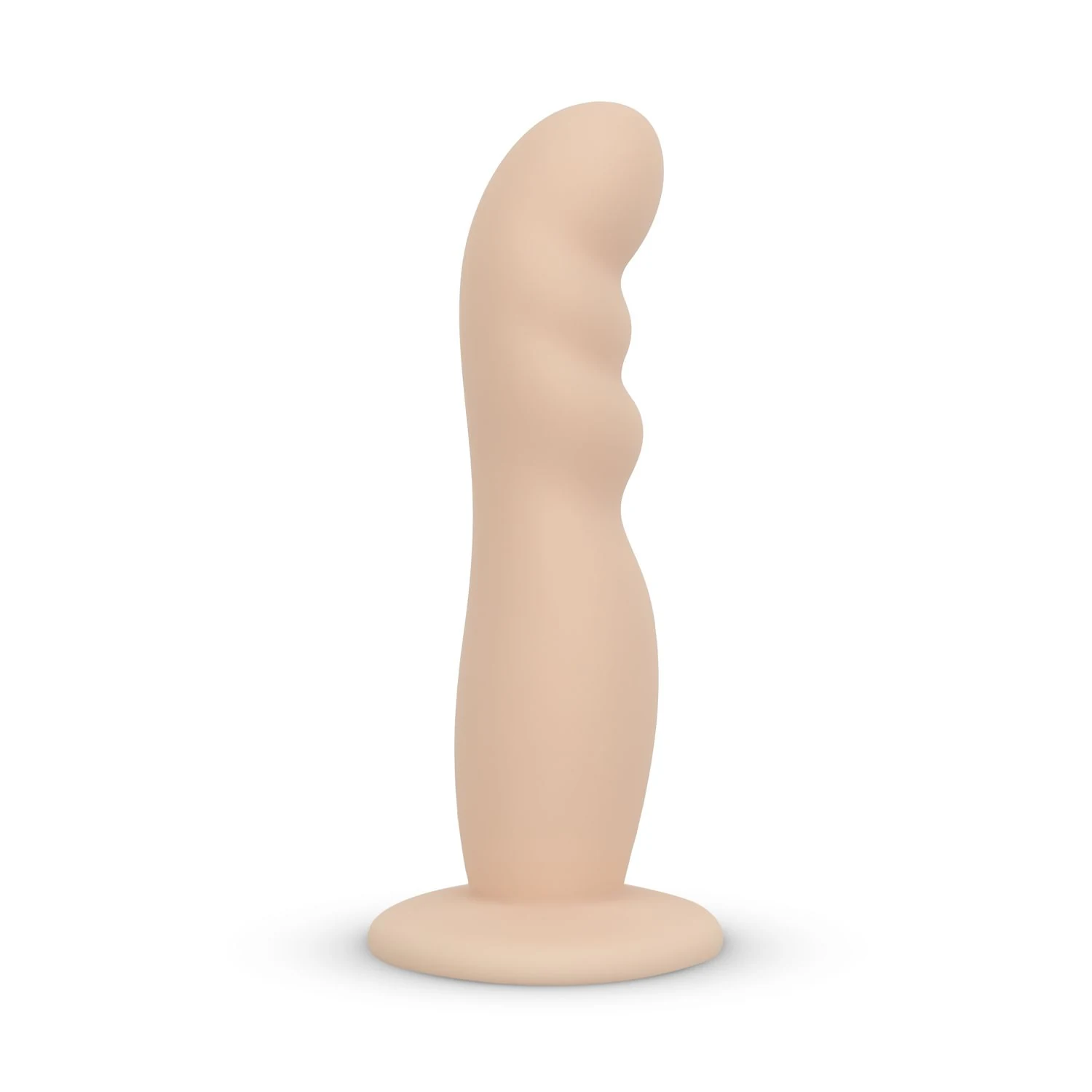 Realistischer beiger Dildo mit verstellbarem Harness